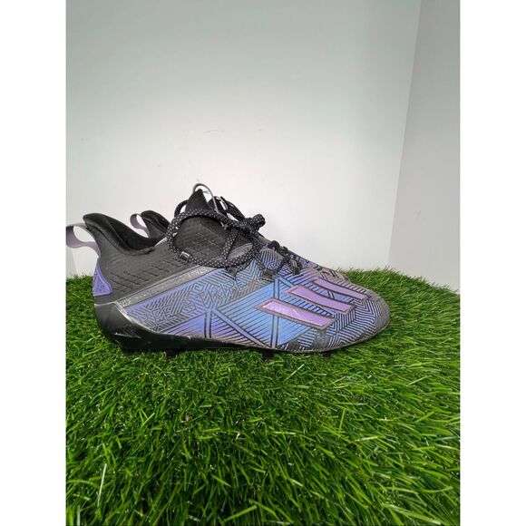 Adidas Adizero Football Cleats Black Purple Blue Men’s Size 10.5 Lightweight main image 8